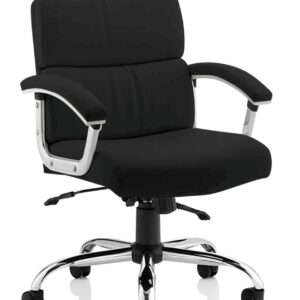 Desire Medium Back Leather Executive Office Chair with Arms - Image 2