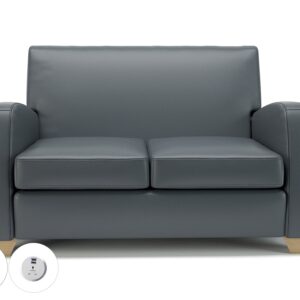 Wynne 132cm Wide Sofa in Cristina Marrone Ultima Faux Leather - Image 5