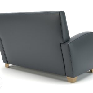 Wynne 132cm Wide Sofa in Cristina Marrone Ultima Faux Leather - Image 8