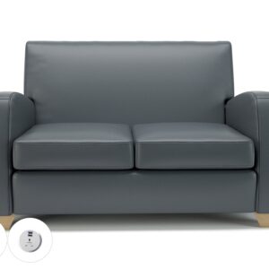 Wynne 132cm Wide Sofa in Cristina Marrone Ultima Faux Leather - Image 9