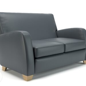 Wynne 132cm Wide Sofa in Cristina Marrone Ultima Faux Leather - Image 90