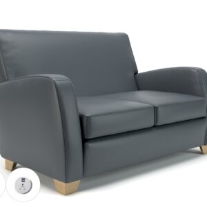Wynne 132cm Wide Sofa in Cristina Marrone Ultima Faux Leather - Image 91
