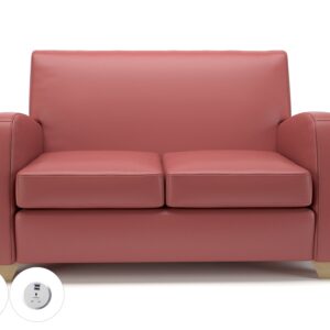 Wynne 132cm Wide Sofa in Cristina Marrone Ultima Faux Leather - Image 29