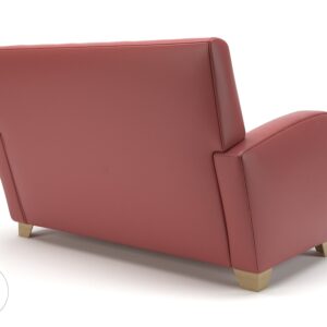 Wynne 132cm Wide Sofa in Cristina Marrone Ultima Faux Leather - Image 32