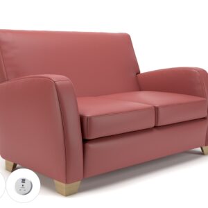 Wynne 132cm Wide Sofa in Cristina Marrone Ultima Faux Leather - Image 105