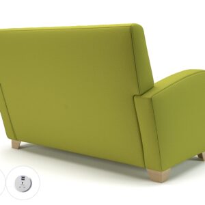 Wynne 132cm Wide Sofa in Warwick Dolly Fabric - Image 14