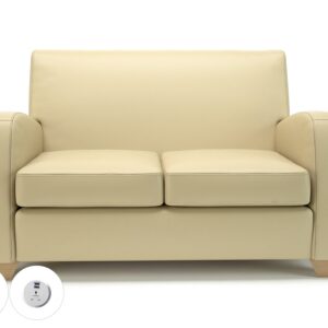 Wynne 132cm Wide Sofa in Cristina Marrone Ultima Faux Leather - Image 45