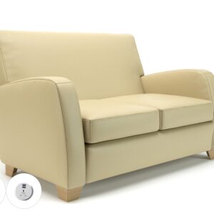 Wynne 132cm Wide Sofa in Cristina Marrone Ultima Faux Leather - Image 110
