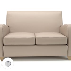 Wynne 132cm Wide Sofa in Cristina Marrone Ultima Faux Leather - Image 57