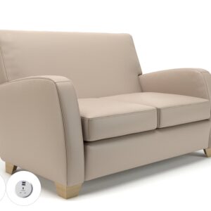 Wynne 132cm Wide Sofa in Cristina Marrone Ultima Faux Leather - Image 116