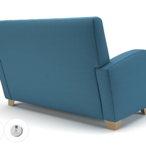 Wynne 132cm Wide Sofa in Warwick Dolly Fabric - Image 38