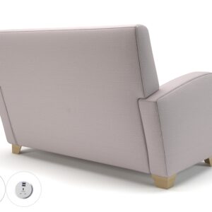 Wynne 132cm Wide Sofa in Warwick Dolly Fabric - Image 48