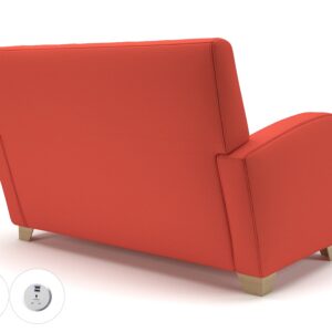 Wynne 132cm Wide Sofa in Warwick Dolly Fabric - Image 66