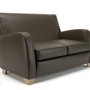 Wynne 132cm Wide Sofa in Cristina Marrone Ultima Faux Leather - Image 118