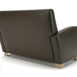 Wynne 132cm Wide Sofa in Cristina Marrone Ultima Faux Leather - Image 68