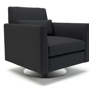 Roselle 90cm Wide Swivel Armchair in Warwick Dolly Fabric - Image 3