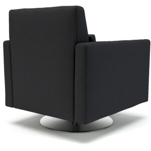 Roselle 90cm Wide Swivel Armchair in Warwick Dolly Fabric - Image 4