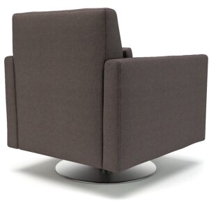 Roselle 90cm Wide Swivel Armchair in Camira Era Fabric - Image 8