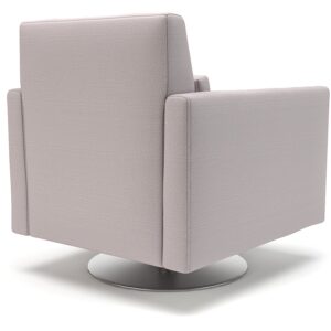 Roselle 90cm Wide Swivel Armchair in Warwick Dolly Fabric - Image 8