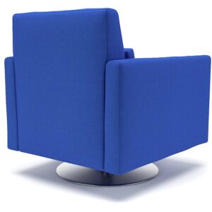 Roselle 90cm Wide Swivel Armchair in Camira Era Fabric - Image 10