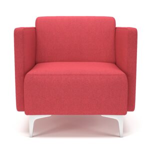 Napa Slim Arm 75cm Wide Armchair in Camira Era Fabric - Image 2