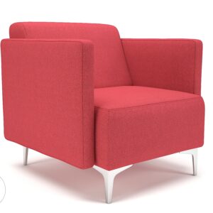 Napa Slim Arm 75cm Wide Armchair in Camira Era Fabric - Image 4