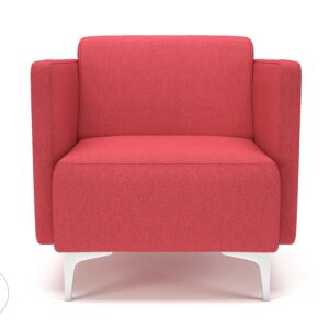 Napa Slim Arm 75cm Wide Armchair in Camira Era Fabric - Image 5