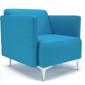 Napa Slim Arm 75cm Wide Armchair in Camira Era Fabric - Image 19