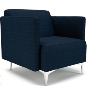 Napa Slim Arm 75cm Wide Armchair in Camira Era Fabric - Image 31