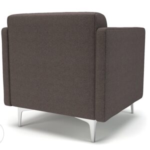 Napa Slim Arm 75cm Wide Armchair in Camira Era Fabric - Image 48