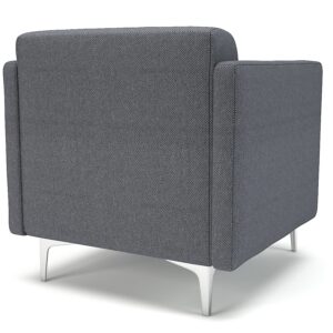 Napa Slim Arm 75cm Wide Armchair in Camira Era Fabric - Image 75