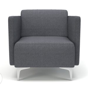 Napa Slim Arm 75cm Wide Armchair in Camira Era Fabric - Image 80