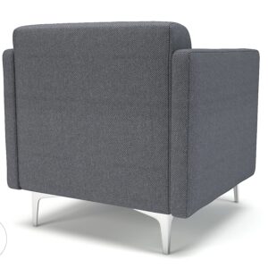 Napa Slim Arm 75cm Wide Armchair in Camira Era Fabric - Image 81