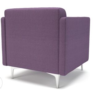 Napa Slim Arm 75cm Wide Armchair in Camira Era Fabric - Image 90