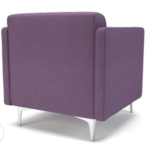 Napa Slim Arm 75cm Wide Armchair in Camira Era Fabric - Image 96