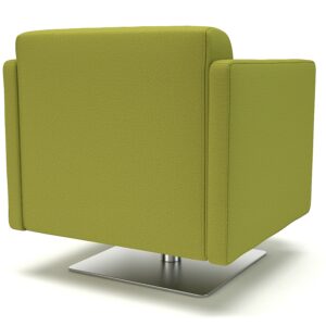 Napa Slim Arm 75cm Wide Swivel Armchair in Warwick Dolly Fabric - Image 3