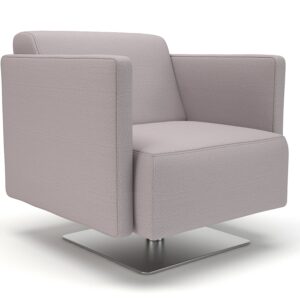 Napa Slim Arm 75cm Wide Swivel Armchair in Warwick Dolly Fabric - Image 10
