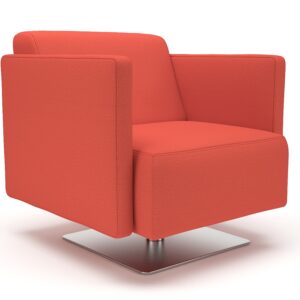 Napa Slim Arm 75cm Wide Swivel Armchair in Warwick Dolly Fabric - Image 13