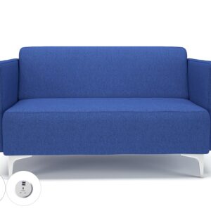 Napa Slim Arm 125cm Wide Sofa in Camira Era Fabric with Socket - Image 59