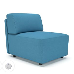 Loomis 65cm Wide Modular Unit in Warwick Dolly Fabric with Socket - Image 25