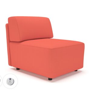 Loomis 65cm Wide Modular Unit in Warwick Dolly Fabric with Socket - Image 40