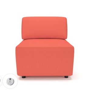 Loomis 65cm Wide Modular Unit in Warwick Dolly Fabric with Socket - Image 41
