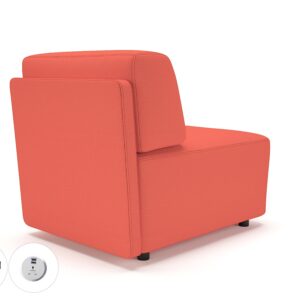Loomis 65cm Wide Modular Unit in Warwick Dolly Fabric with Socket - Image 42
