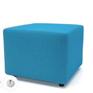 Crofton 62cm Square in Camira Era Fabric with Socket - Image 9