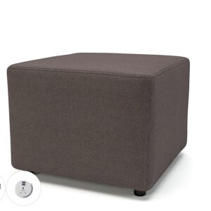 Crofton 62cm Square in Camira Era Fabric with Socket - Image 21