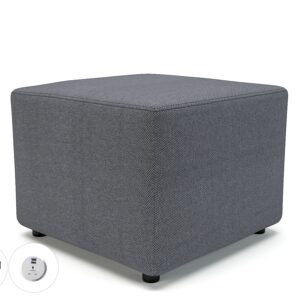 Crofton 62cm Square in Camira Era Fabric with Socket - Image 37