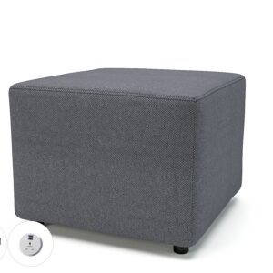 Crofton 62cm Square in Camira Era Fabric with Socket - Image 39