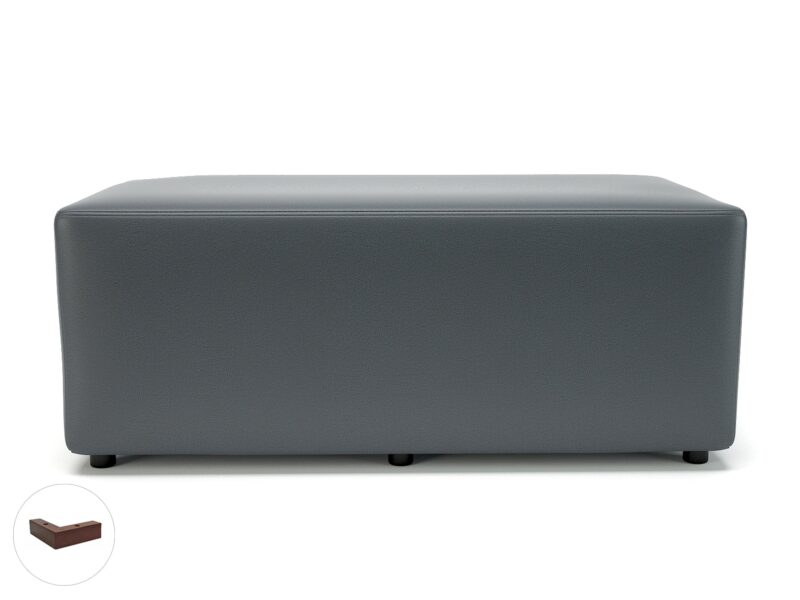 Ottawa 122cm Wide in Cristina Marrone Ultima Faux Leather - Image 2