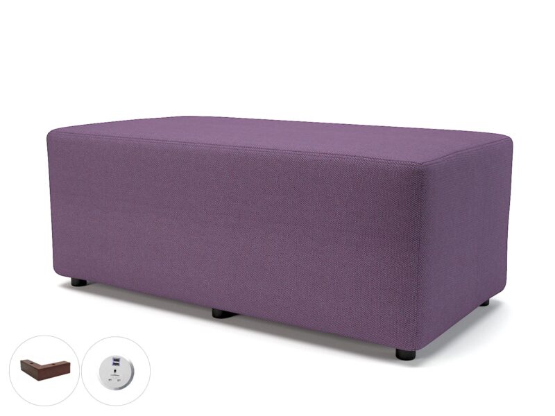 Ottawa 122cm Wide in Camira Era Fabric with Socket - Image 24