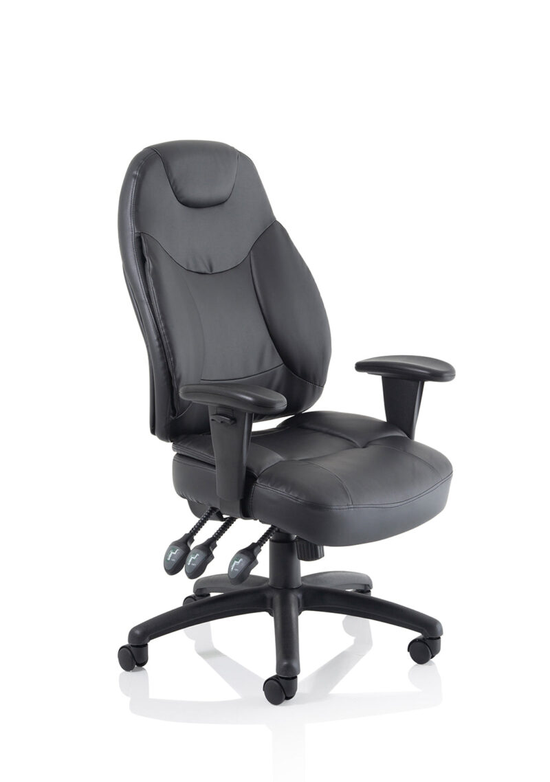 Galaxy Medium Back Task Operator Office Chair with Adjustable Arms - Image 13